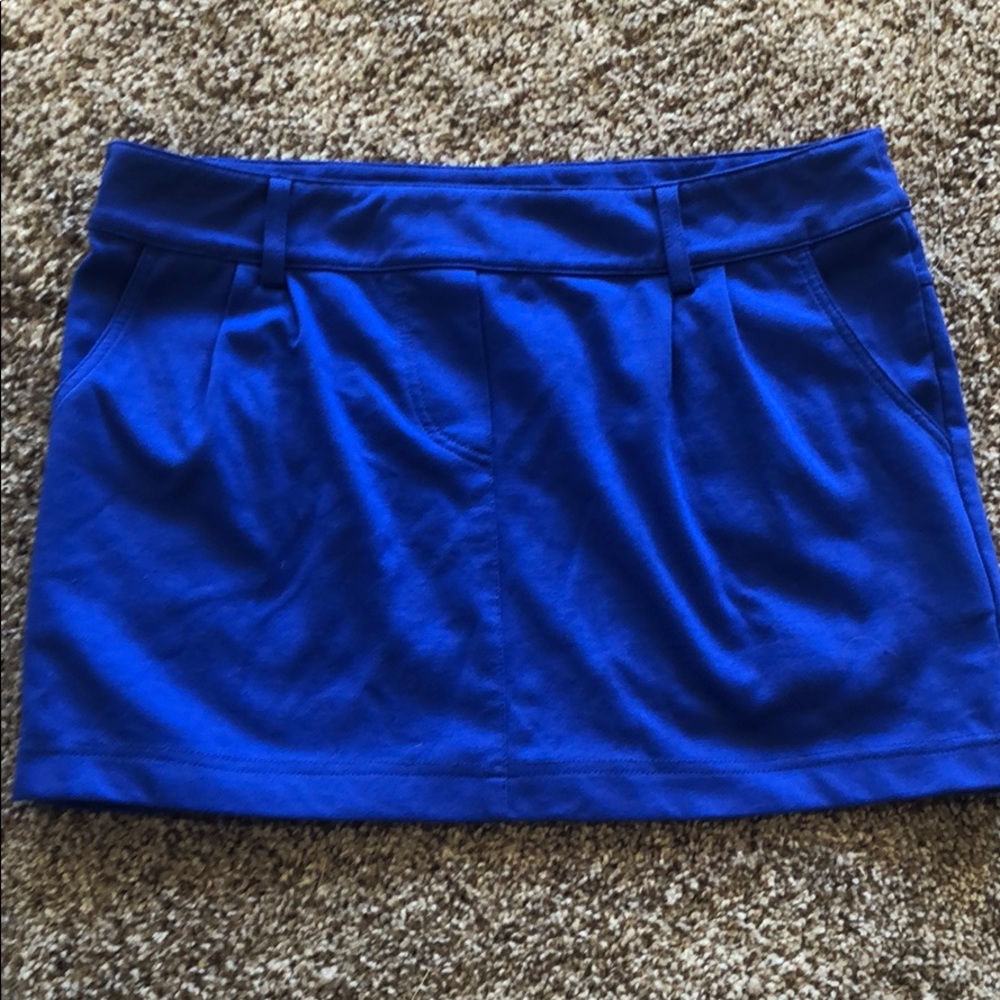 Blue mini skirt . Size M